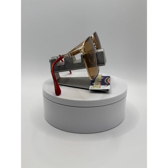 NEW Vintage Sunglasses | Non RX | Mens Square Style | Tortoise & Gold | #844 - Picture 10 of 10